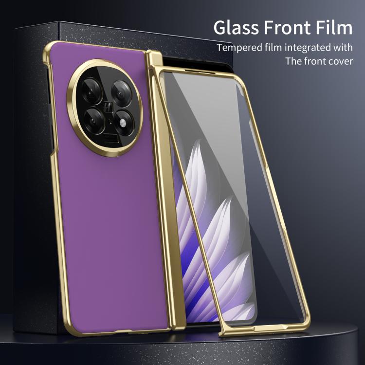 For OPPO Find N5 Integrated AG Frosted Vacuum Plating Phone Case