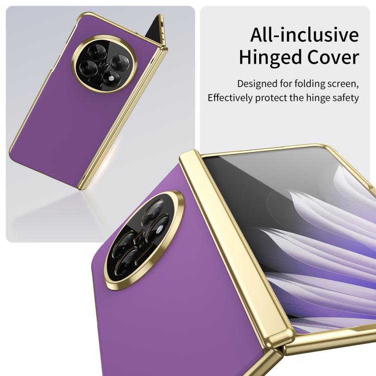 For OPPO Find N5 Integrated AG Frosted Vacuum Plating Phone Case