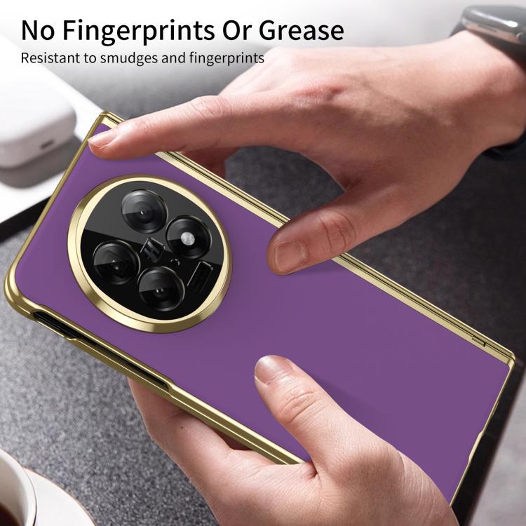 For OPPO Find N5 Integrated AG Frosted Vacuum Plating Phone Case