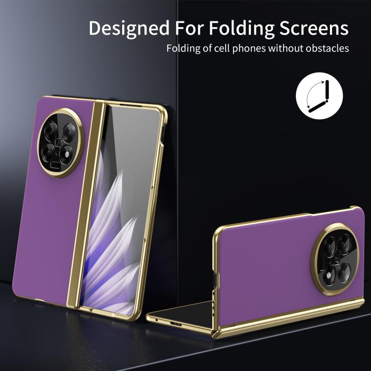 For OPPO Find N5 Integrated AG Frosted Vacuum Plating Phone Case