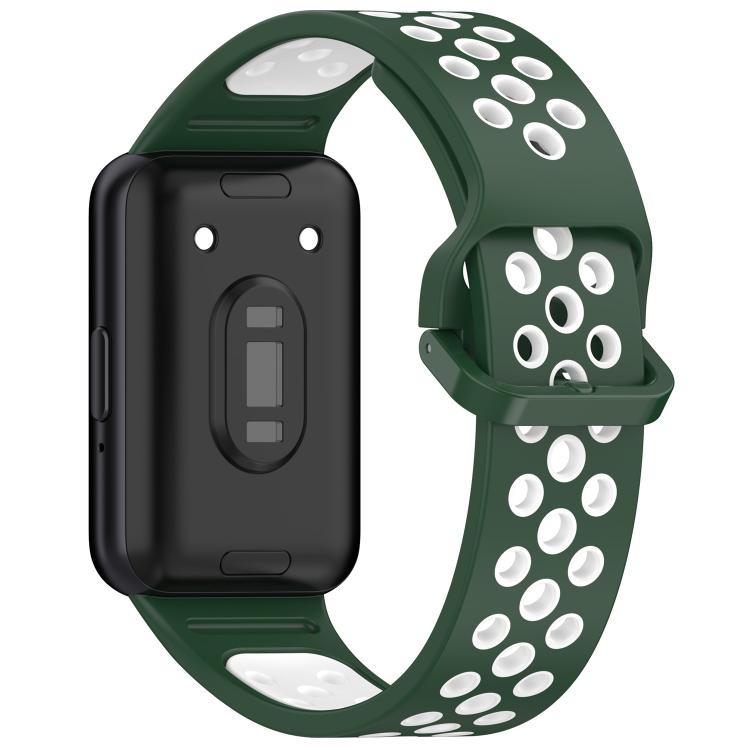 For Samsung Galaxy Fit 3 xDfind Two Color Silicone Breathable Watch Band