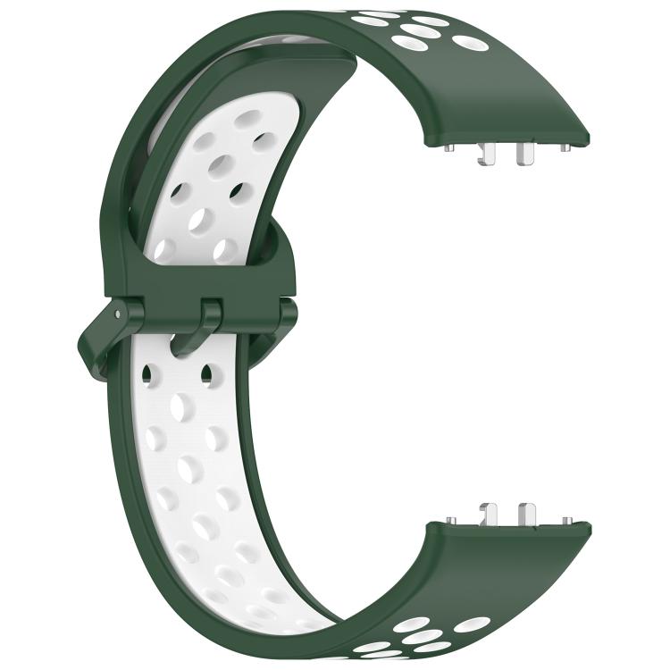 For Samsung Galaxy Fit 3 xDfind Two Color Silicone Breathable Watch Band