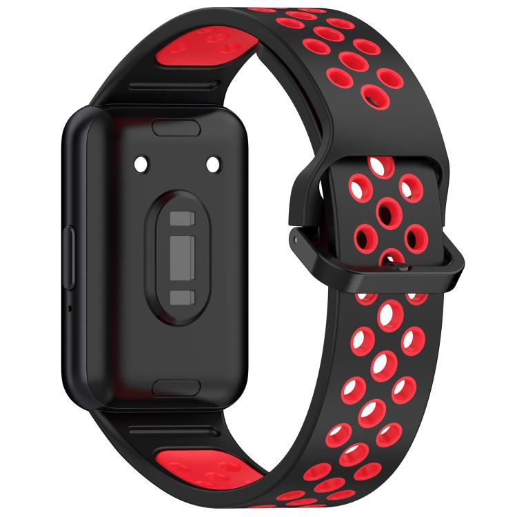 For Samsung Galaxy Fit 3 xDfind Two Color Silicone Breathable Watch Band