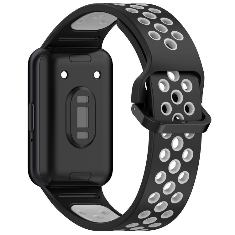 For Samsung Galaxy Fit 3 xDfind Two Color Silicone Breathable Watch Band