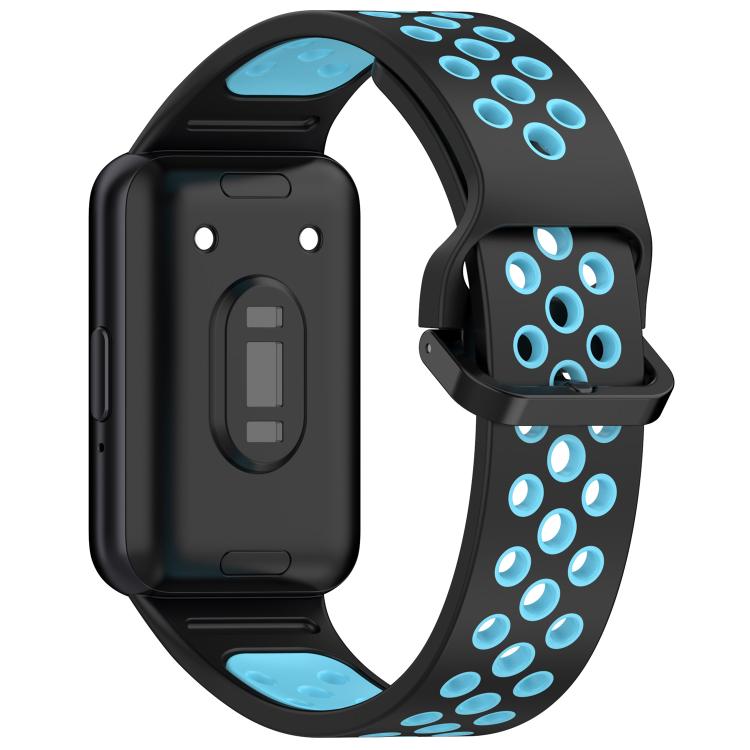 For Samsung Galaxy Fit 3 xDfind Two Color Silicone Breathable Watch Band