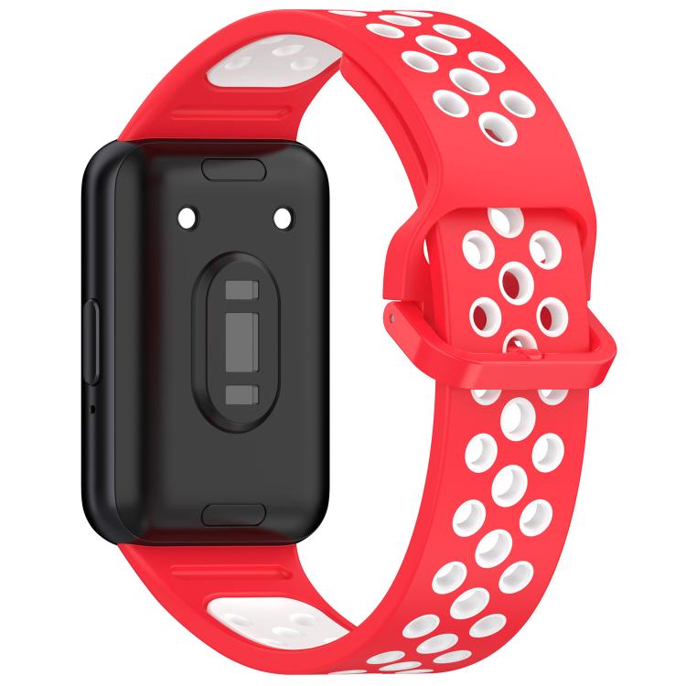 For Samsung Galaxy Fit 3 xDfind Two Color Silicone Breathable Watch Band