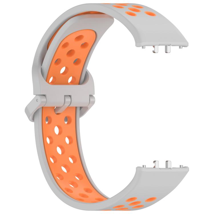 For Samsung Galaxy Fit 3 xDfind Two Color Silicone Breathable Watch Band