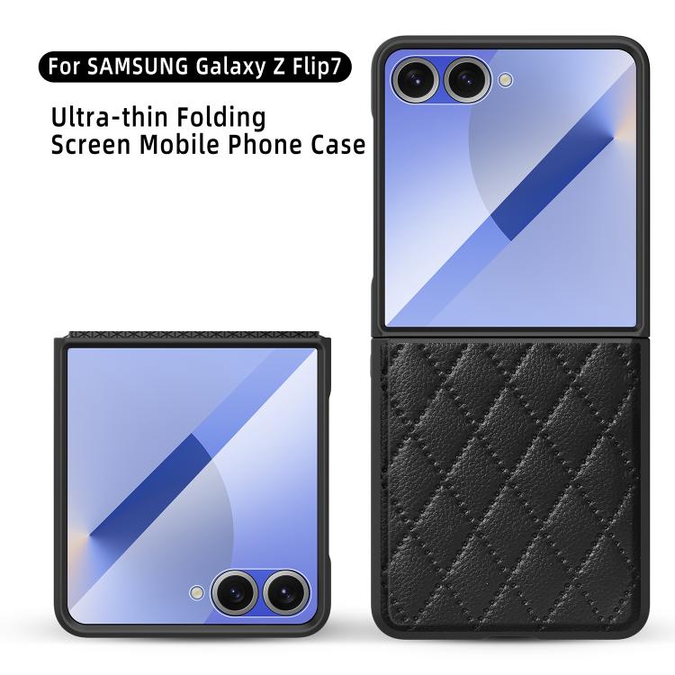 For Samsung Galaxy Z Flip7 5G Integrated Full Coverage Diamond Texture Phone Case