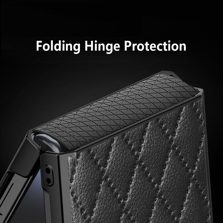 For Samsung Galaxy Z Flip7 5G Integrated Full Coverage Diamond Texture Phone Case
