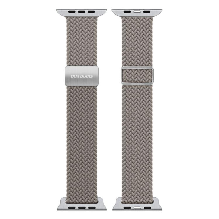 For Apple Watch 38 / 40 / 41 / S10 42mm DUX DUCIS Mixture Ultra Series Magnetic Buckle Nylon Braided Strap