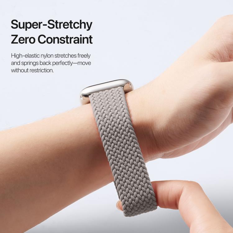 For Apple Watch 38 / 40 / 41 / S10 42mm DUX DUCIS Mixture Ultra Series Magnetic Buckle Nylon Braided Strap