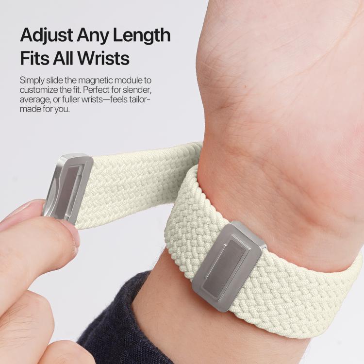 For Apple Watch 38 / 40 / 41 / S10 42mm DUX DUCIS Mixture Ultra Series Magnetic Buckle Nylon Braided Strap