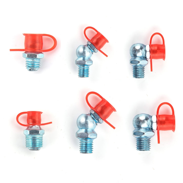 100 in 1 Zerk Oil Grease Fitting Assortment Kits with Dust Cover Cap