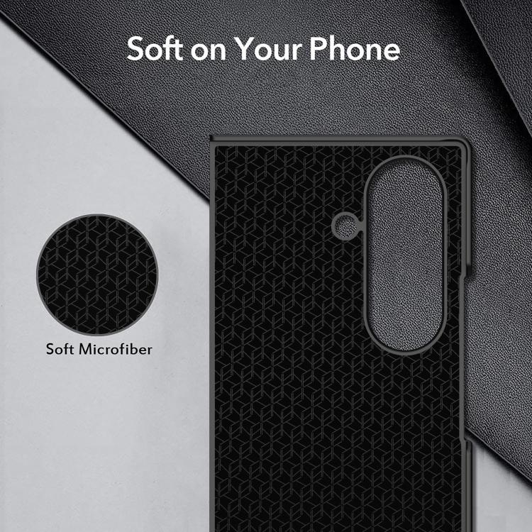 For Samsung Galaxy Z Fold7 5G Integrated Litchi Skin Phone Case With Pen Slot, Without Pen
