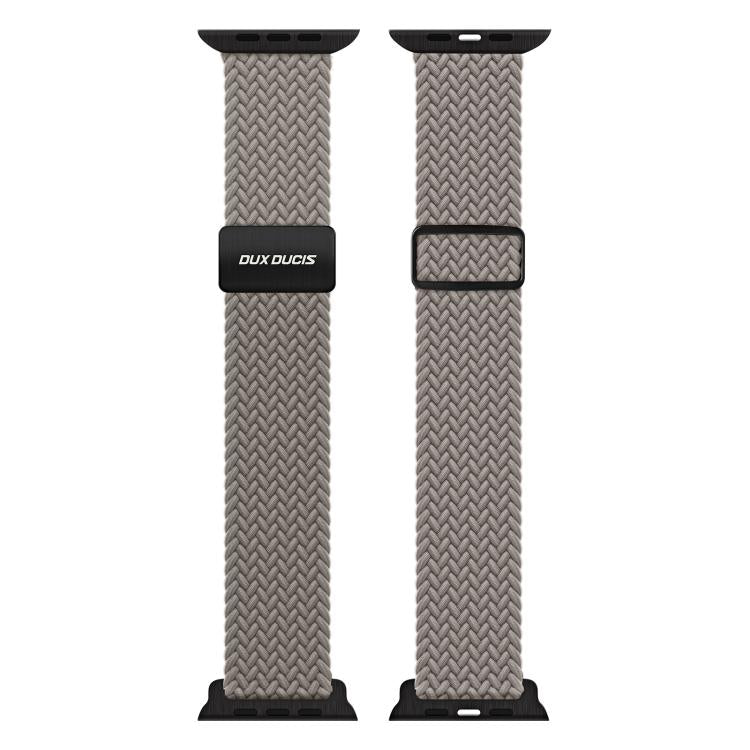 For Apple Watch 42 / 44 / 45 / 46 / 49mm DUX DUCIS Mixture Ultra Series Magnetic Buckle Nylon Braided Strap