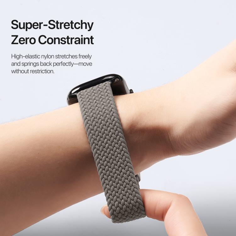 For Apple Watch 42 / 44 / 45 / 46 / 49mm DUX DUCIS Mixture Ultra Series Magnetic Buckle Nylon Braided Strap