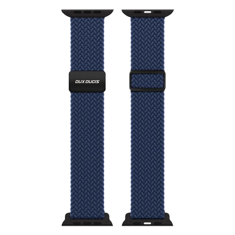 For Apple Watch 42 / 44 / 45 / 46 / 49mm DUX DUCIS Mixture Ultra Series Magnetic Buckle Nylon Braided Strap