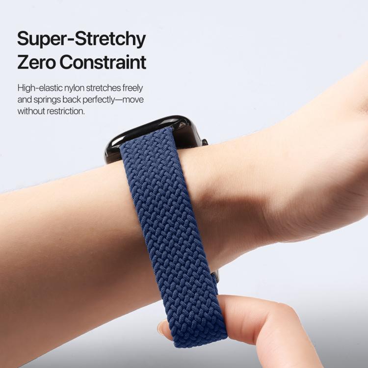 For Apple Watch 42 / 44 / 45 / 46 / 49mm DUX DUCIS Mixture Ultra Series Magnetic Buckle Nylon Braided Strap