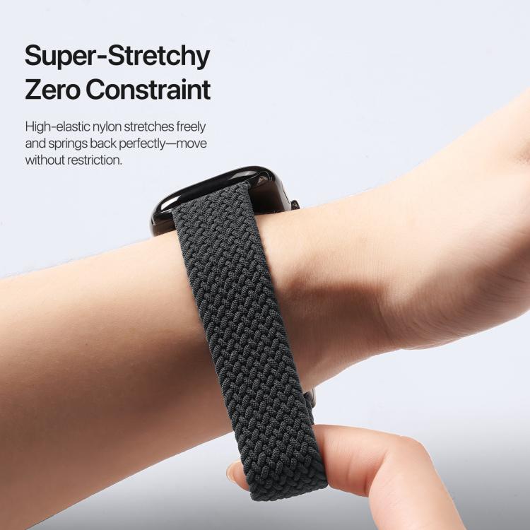 For Apple Watch 42 / 44 / 45 / 46 / 49mm DUX DUCIS Mixture Ultra Series Magnetic Buckle Nylon Braided Strap