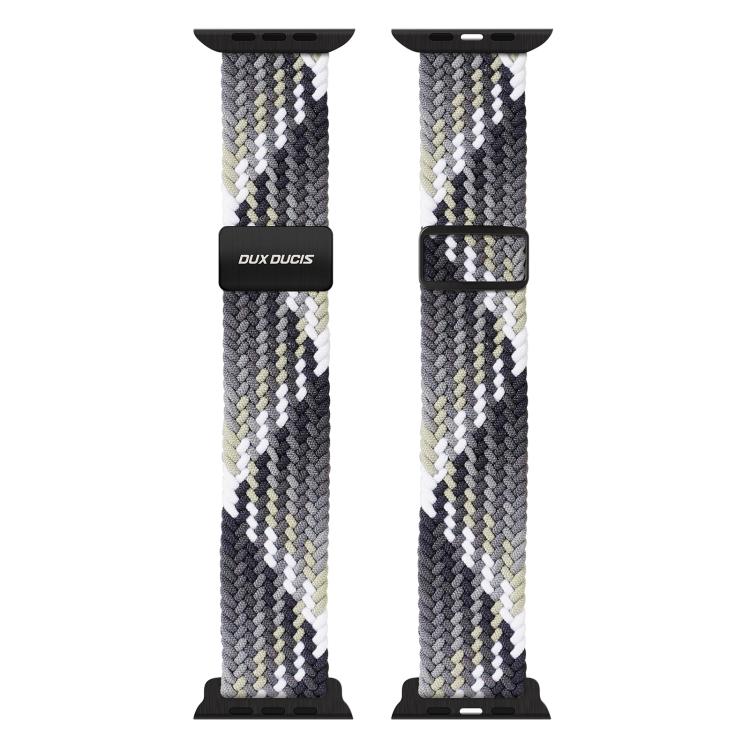 For Apple Watch 42 / 44 / 45 / 46 / 49mm DUX DUCIS Mixture Ultra Series Magnetic Buckle Nylon Braided Strap