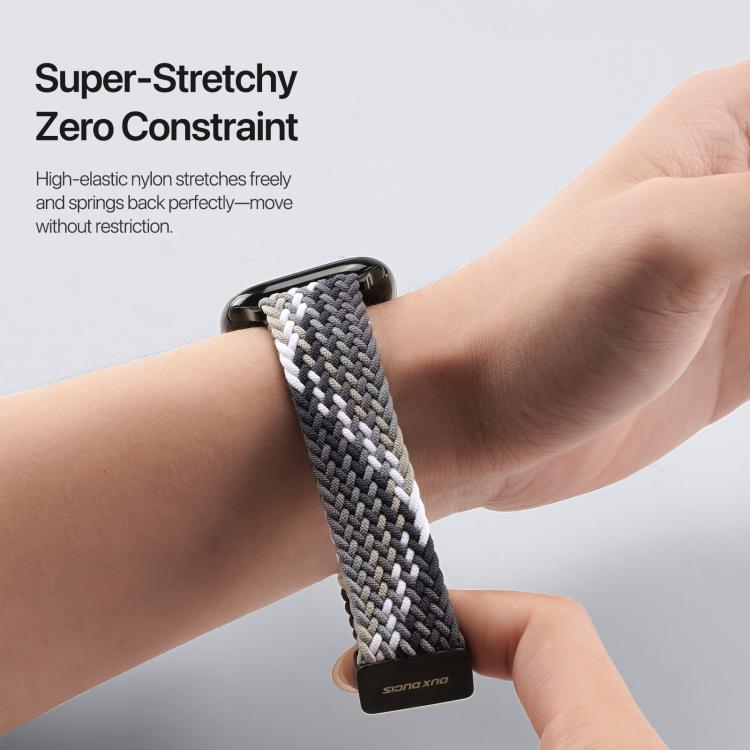 For Apple Watch 42 / 44 / 45 / 46 / 49mm DUX DUCIS Mixture Ultra Series Magnetic Buckle Nylon Braided Strap