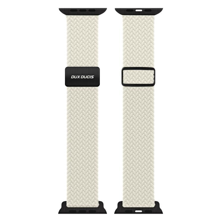 For Apple Watch 42 / 44 / 45 / 46 / 49mm DUX DUCIS Mixture Ultra Series Magnetic Buckle Nylon Braided Strap