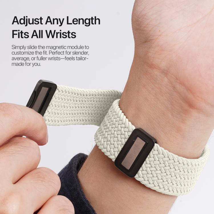For Apple Watch 42 / 44 / 45 / 46 / 49mm DUX DUCIS Mixture Ultra Series Magnetic Buckle Nylon Braided Strap