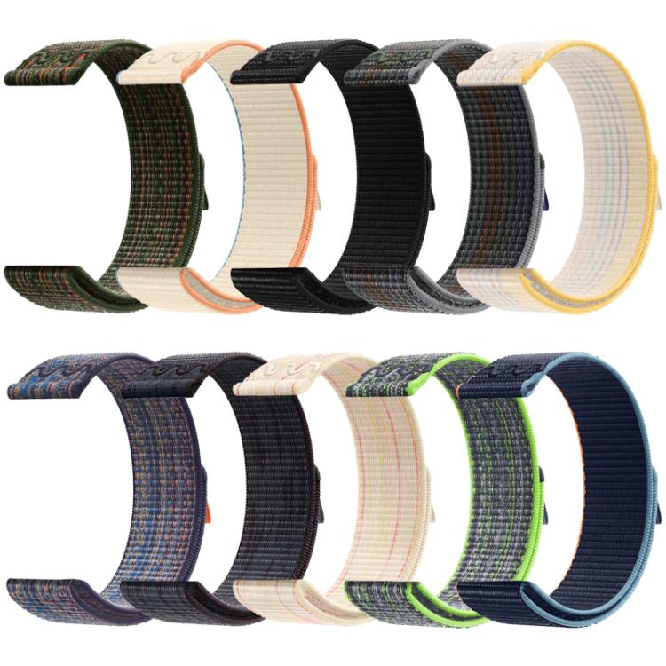 For Samsung Galaxy Watch8 / 8 Classic xDfind Nylon Hook and Loop Fastener Watch Band
