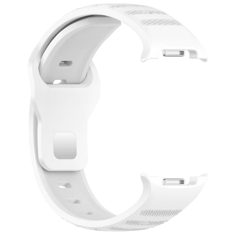 For Samsung Galaxy Watch Ultra/Ultra 2025 xDfind Round Dots Silver Stud Buckle Silicone Watch Band