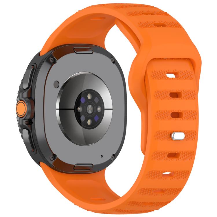 For Samsung Galaxy Watch Ultra/Ultra 2025 xDfind Round Dots Silver Stud Buckle Silicone Watch Band