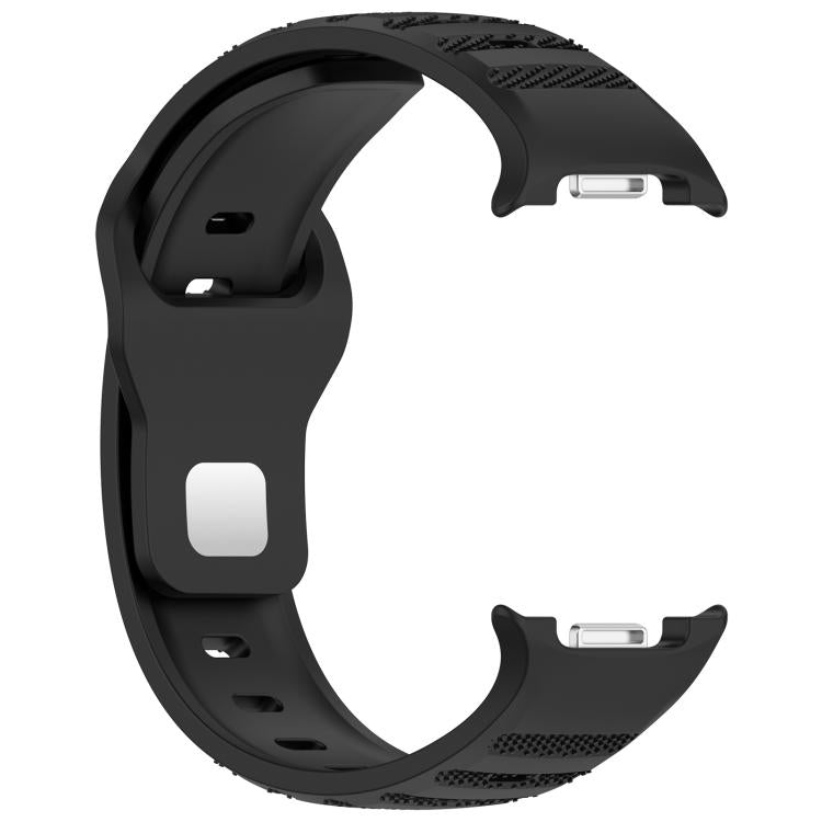 For Samsung Galaxy Watch Ultra/Ultra 2025 xDfind Round Dots Silver Stud Buckle Silicone Watch Band