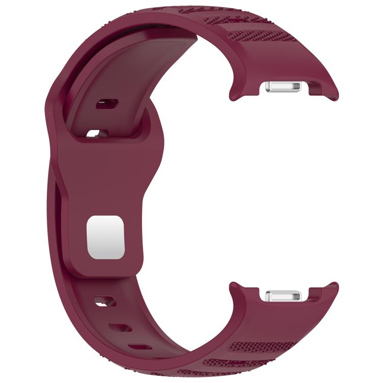 For Samsung Galaxy Watch Ultra/Ultra 2025 xDfind Round Dots Silver Stud Buckle Silicone Watch Band