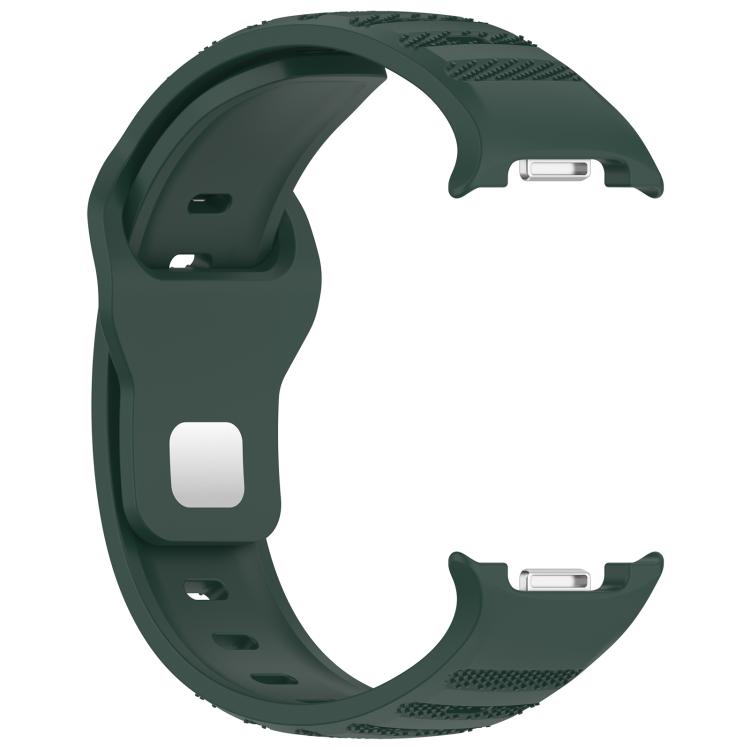 For Samsung Galaxy Watch Ultra/Ultra 2025 xDfind Round Dots Silver Stud Buckle Silicone Watch Band
