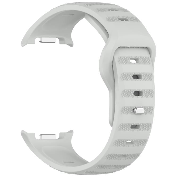 For Samsung Galaxy Watch Ultra/Ultra 2025 xDfind Round Dots Silver Stud Buckle Silicone Watch Band