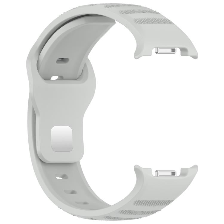 For Samsung Galaxy Watch Ultra/Ultra 2025 xDfind Round Dots Silver Stud Buckle Silicone Watch Band
