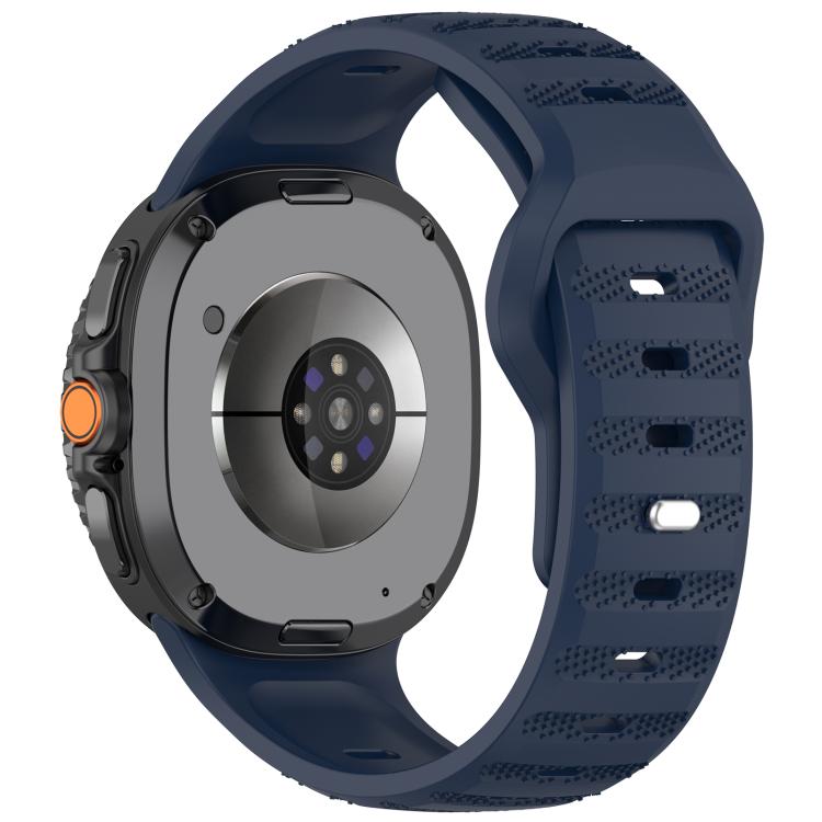 For Samsung Galaxy Watch Ultra/Ultra 2025 xDfind Round Dots Silver Stud Buckle Silicone Watch Band