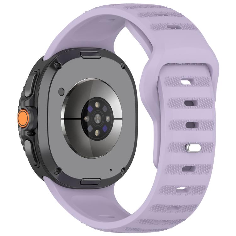 For Samsung Galaxy Watch Ultra/Ultra 2025 xDfind Round Dots Silver Stud Buckle Silicone Watch Band