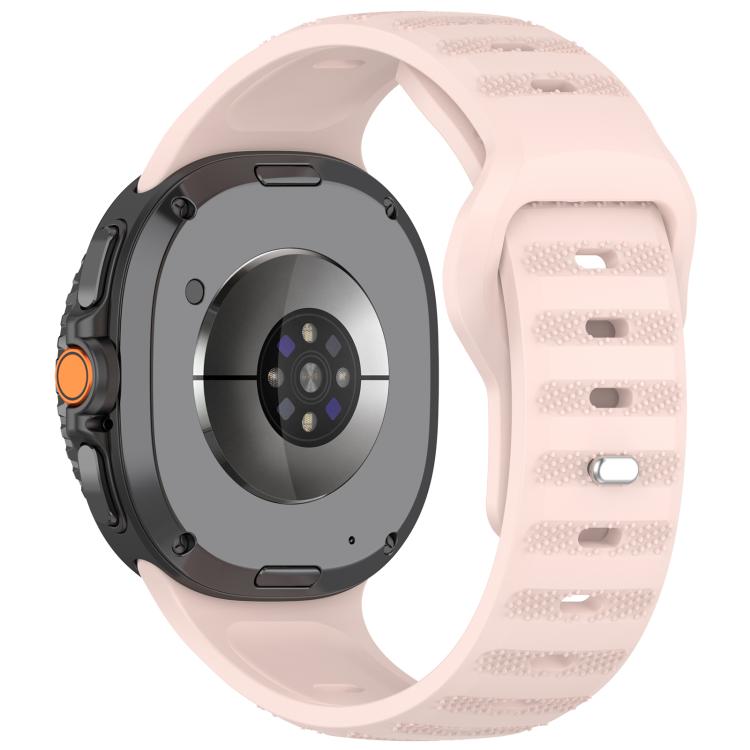 For Samsung Galaxy Watch Ultra/Ultra 2025 xDfind Round Dots Silver Stud Buckle Silicone Watch Band