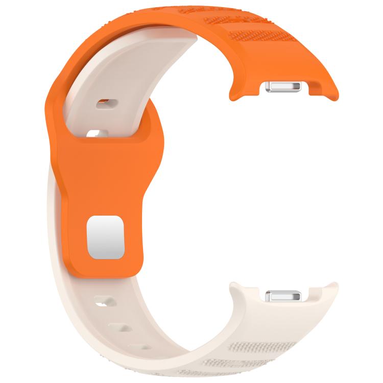 For Samsung Galaxy Watch Ultra/Ultra 2025 xDfind Round Dots Silver Stud Buckle Silicone Watch Band