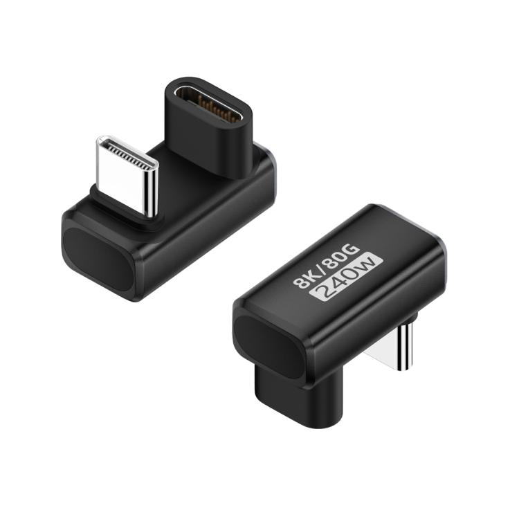 240W 80Gbps Type-C Full Function Adapter, Model:U-shaped Male to Female