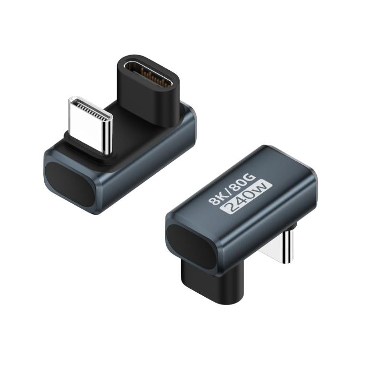 240W 80Gbps Type-C Full Function Adapter, Model:U-shaped Male to Female