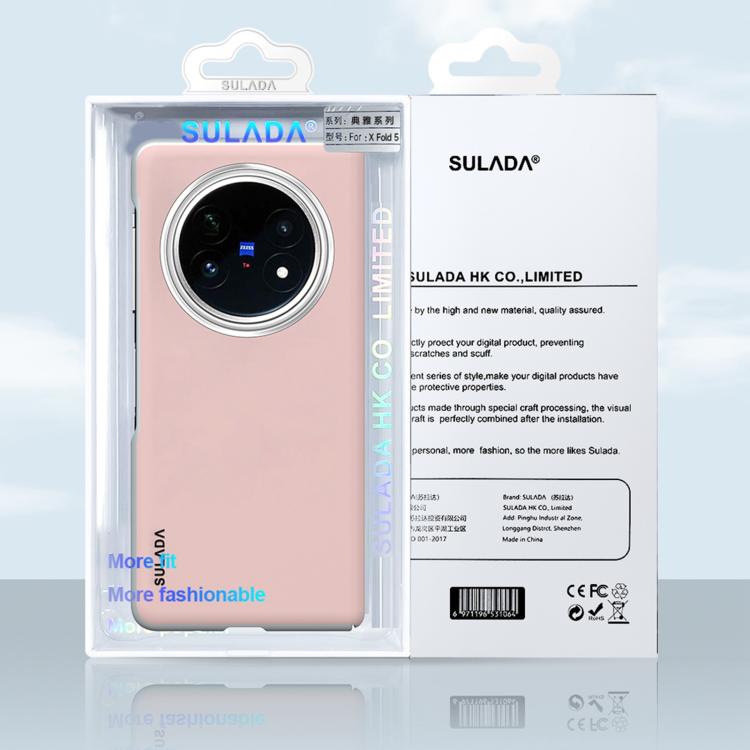 For vivo X Fold5 SULADA Skin Feel Liquid Leather Shockproof Phone Case