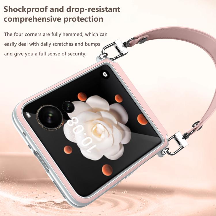 For Honor Magic V Flip SULADA Skin Feel Liquid Leather Shockproof Phone Case