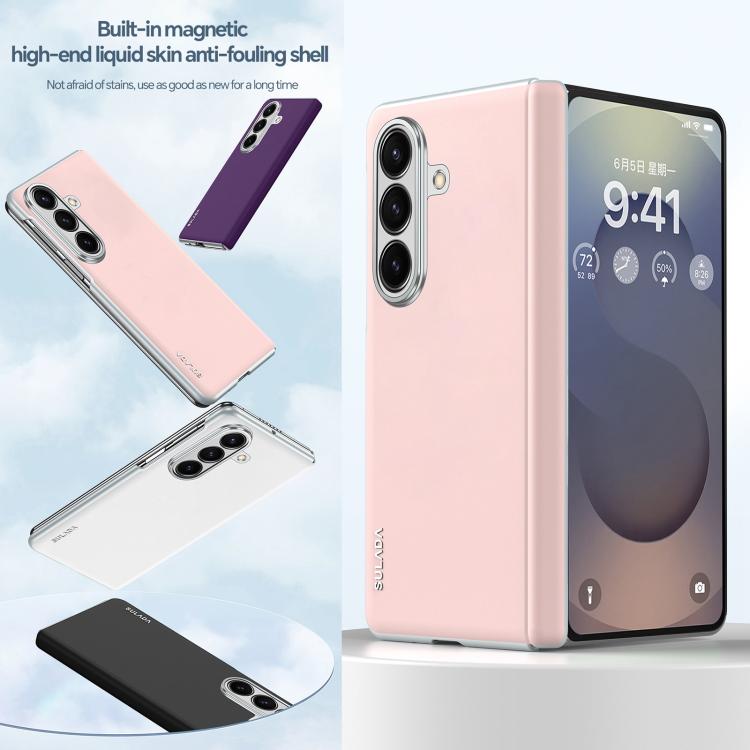 For Samsung Galaxy Z Fold7 5G SULADA Skin Feel Liquid Leather Shockproof Phone Case