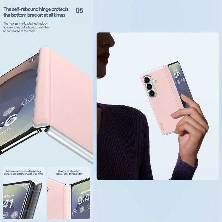 For Samsung Galaxy Z Fold7 5G SULADA Skin Feel Liquid Leather Shockproof Phone Case