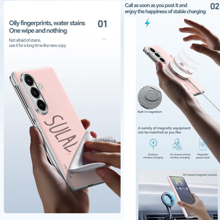 For Samsung Galaxy Z Fold7 5G SULADA Skin Feel Liquid Leather Shockproof Phone Case