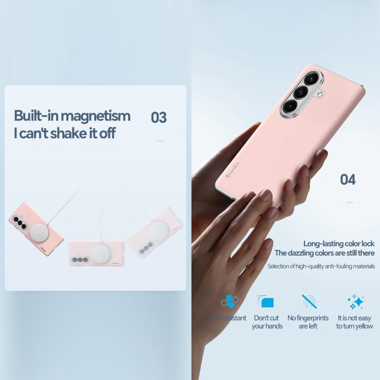 For Samsung Galaxy Z Fold7 5G SULADA Skin Feel Liquid Leather Shockproof Phone Case
