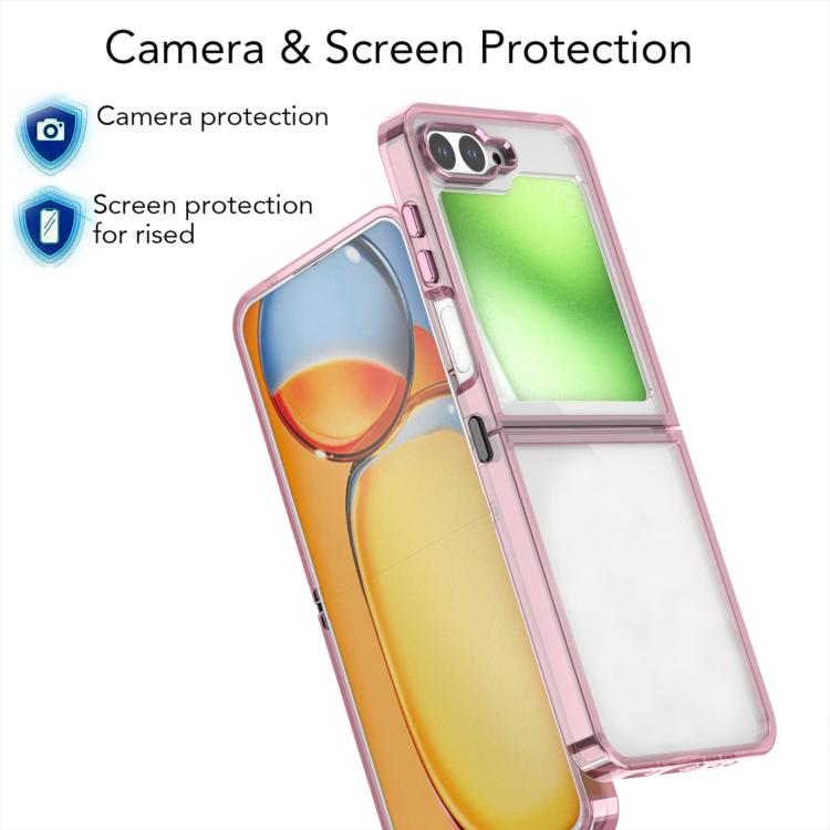 For Samsung Galaxy Z Flip6 / Flip7 FE Shine High Transparency Acrylic Phone Case