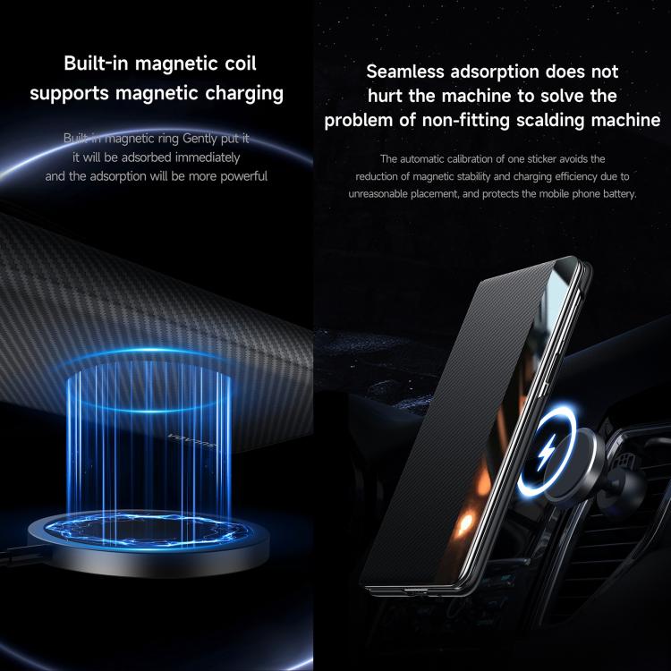 For Samsung Galaxy Z Fold7 5G SULADA Kevlar 600D Texture Smart Window Leather Phone Case