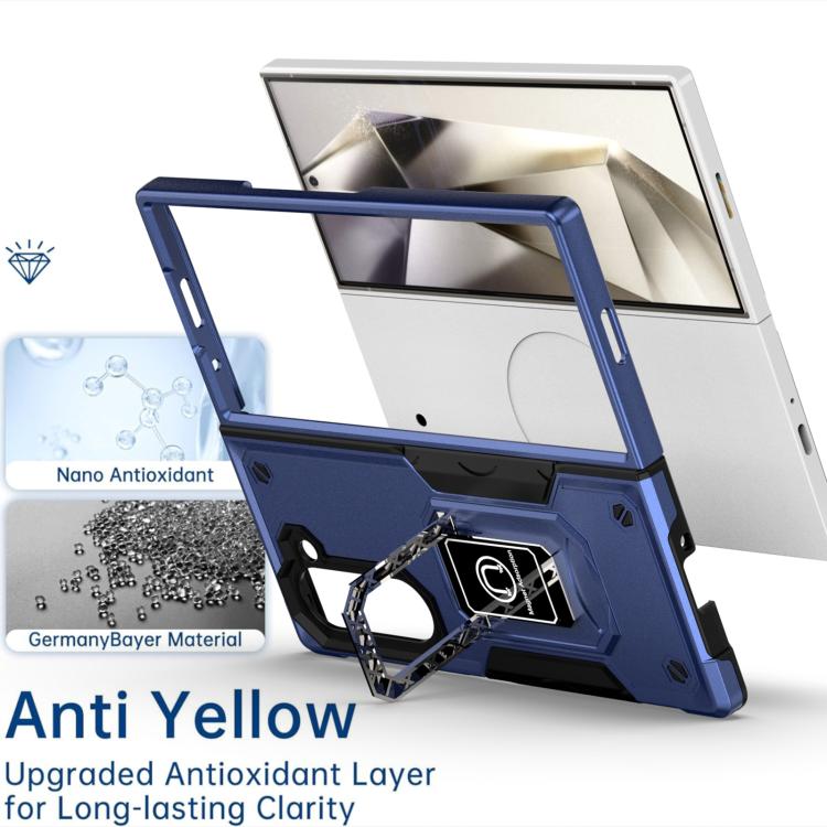 For Samsung Galaxy Z Fold6 Non-slip Shockproof Armor Phone Case with Ring Holder